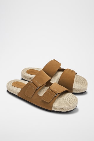 Nubuck Muiltjes - Bruin