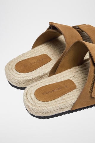 Nubuck Muiltjes - Bruin