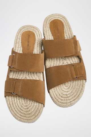 Nubuck Muiltjes - Bruin