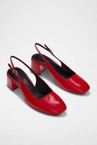 Sandalen met Hak - Rood