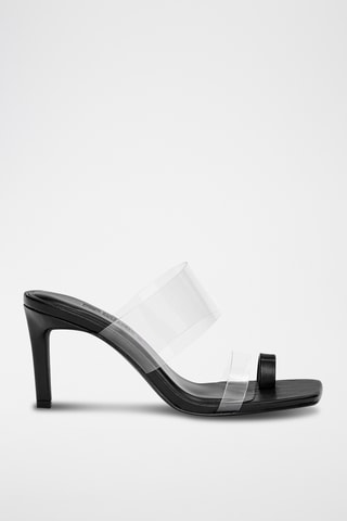 Sandalen met Hak - Zwart en Wit