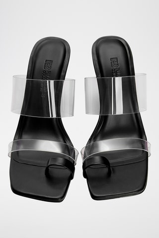 Sandalen met Hak - Zwart en Wit