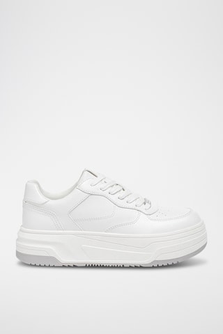 Platform Sneakers - Wit
