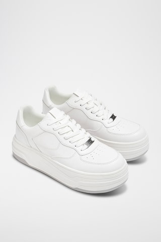 Platform Sneakers - Wit