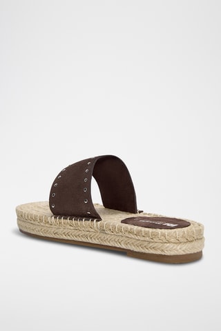 Sandales en cuir - Marron