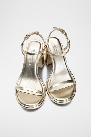 Sandalen met Hak - Zilverkleurig