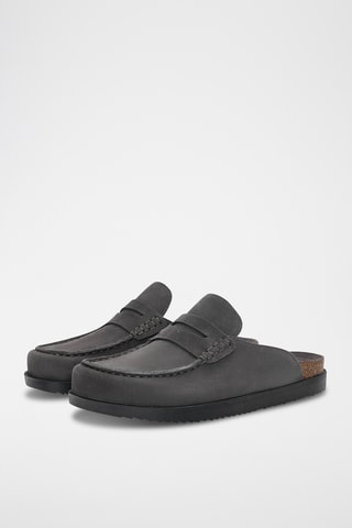 Nubuck Muiltjes - Grijs