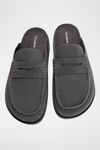 Nubuck Muiltjes - Grijs