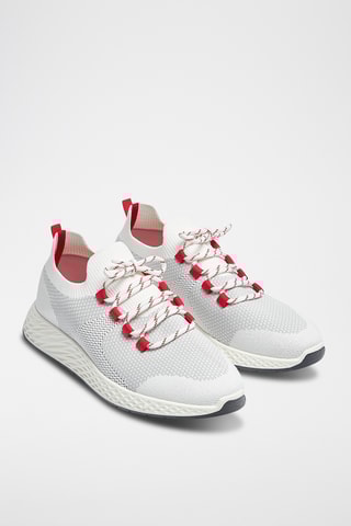 Gympen - Lichtgrijs en Rood