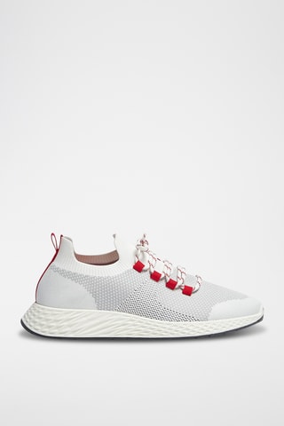 Gympen - Lichtgrijs en Rood