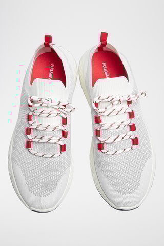 Gympen - Lichtgrijs en Rood