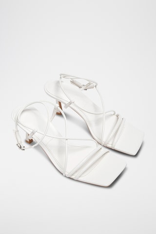 Sandales à talons - Blanc