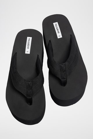 Muiltjes met Sleehak - Zwart