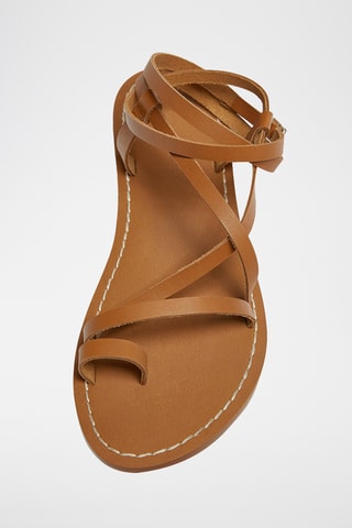 Leren Sandalen - Bruin
