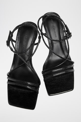 Sandales à talons - Noir