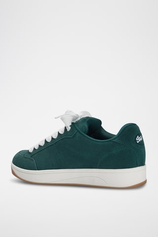 Baskets en nubuck - Vert foncé