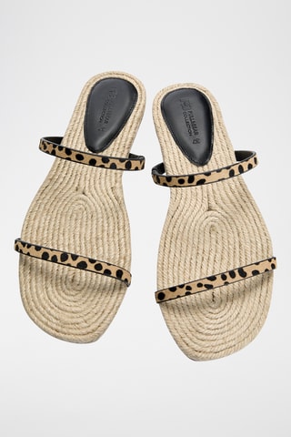 Mules en cuir - Noir