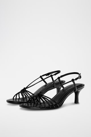 Sandales à talons - Noir