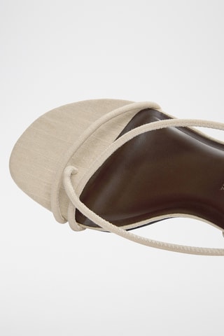 Sandales à talons - Ecru