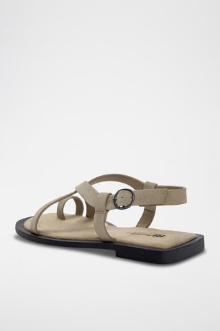 Sandales en nubuck - Beige