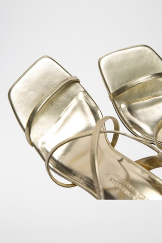 Sandales à talons - Doré