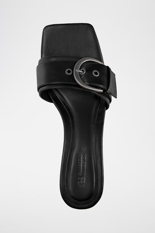 Mules à talons - Noir