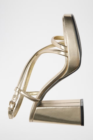 Sandalen met Hak - Goudkleurig