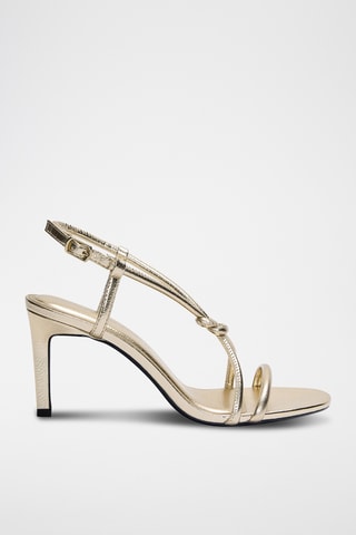 Sandales à talons - Doré