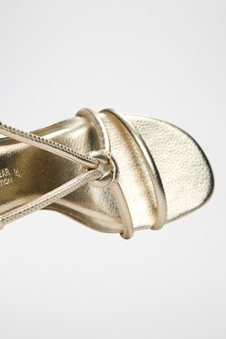 Sandales à talons - Doré