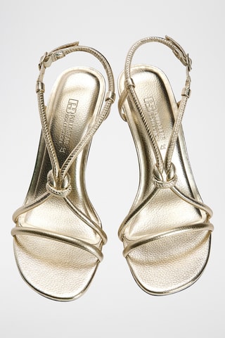 Sandales à talons - Doré
