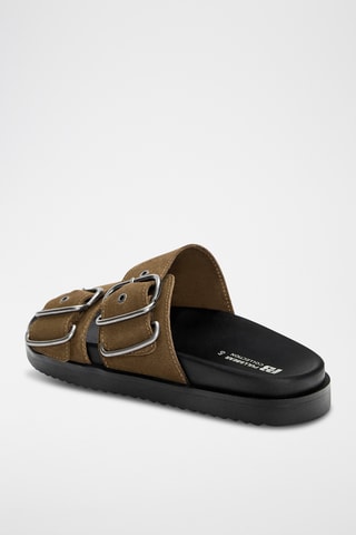 Nubuck Muiltjes - Bruin