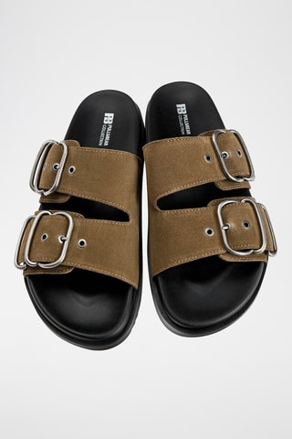 Nubuck Muiltjes - Bruin