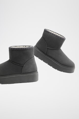 Bottines fourrées - Gris