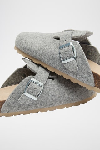 Clogs - Gemêleerd Lichtgrijs