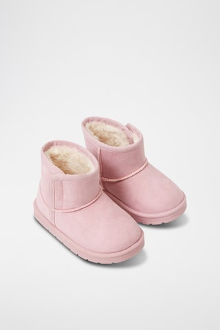 Gevoerde Enkellaarzen - Roze