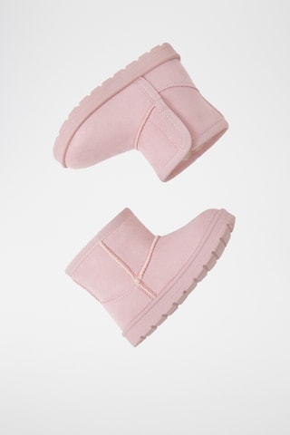 Gevoerde Enkellaarzen - Roze