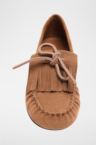 Mocassins en nubuck - Camel