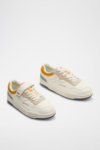 Sneakers - Beige en Wit