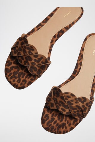 Mules - Marron et marron foncé