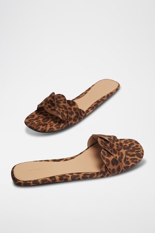 Mules - Marron et marron foncé