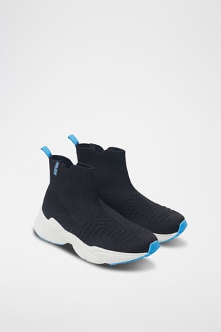 Tennis-chaussettes - Noir