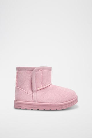 Gevoerde Enkellaarzen - Roze