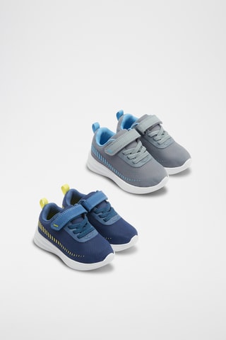 2 Paar Gympen - Blauw en Lichtgrijs