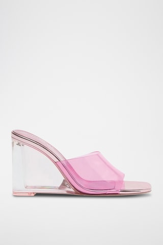 Muiltjes met Sleehak - Roze