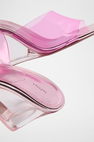 Muiltjes met Sleehak - Roze