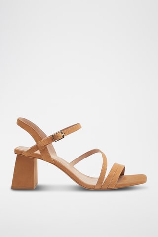 Sandalen met Hak - Camel