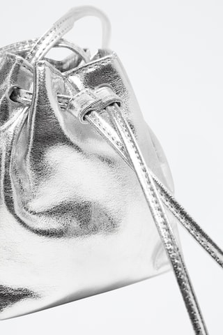 Schoudertas Zilverkleurig