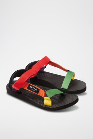 Sandalen - Rood en Groen