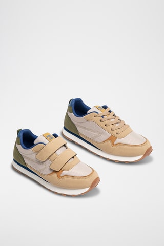 Sneakers - Beige en Kaki