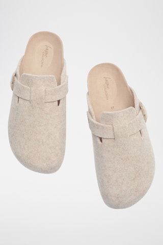 Clogs - Gemêleerd Ecru